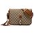 Borsa a tracolla Gucci Marrakech in tela GG beige