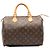 Louis Vuitton Brown Monogram Speedy 30 Marrom