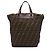 Fendi Zucca Canvas Tote braun