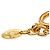 Colar com pingente acolchoado Chanel Gold CC banhado a ouro Dourado - vista 5
