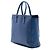Prada Blue Saffiano Lux Open Convertible Tote - view 2
