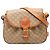 Céline Sac bandoulière Celine Beige Macadam Coated Canvas
