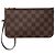 Louis Vuitton Brown Damier Ebene Neverfull PM Täschchen Braun