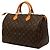 Louis Vuitton Brown Monogram Speedy 35 Marrone - vista 2