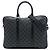Louis Vuitton Black Damier Graphite Porte Documents Voyage PM Preto