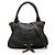 Chloé Marcie Satchel aus Leder in Schwarz, Medium
