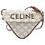 Céline Celine Beige Triomphe Coated Canvas Triangle Crossbody