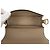 Chloé Nile Kleine Lederhandtasche Grau mit Armband Braun - vista 4