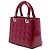 Autre Marque Dior Red Medium Patent Cannage Lady Dior Roja Burdeos - vista 2
