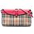 Burberry Beige Haymarket Check Canvas Leah Crossbody