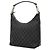 Gucci Schultertasche aus schwarzem GG Canvas - Ansicht 2