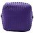 Bottega Veneta Borsa a tracolla Cube in Nappa Intrecciato Viola - vista 3