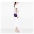 Bottega Veneta Borsa a tracolla Cube in Nappa Intrecciato Viola - vista 6