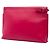 Pouch T Anagram in pelle bicolore rossa LOEWE Rosso Bordò - vista 2