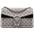 Borsa a tracolla Gucci Dionysus Medium GG Supreme Beige con cristalli