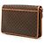 Céline Bolso bandolera Celine Brown Macadam Coated Canvas Castaño - vista 2