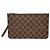 Louis Vuitton Brown Damier Ebene Neverfull MM Pouch Braun