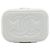 Mini vanity case Chanel White Quilted Caviar CC Sweetheart con cadena Blanco - vista 3