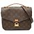Louis Vuitton Brown Monogram Pochette Metis Marrone