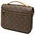 Louis Vuitton Brown Monogram Pochette Metis Marrone - vista 2