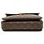 Louis Vuitton Brown Monogram Pochette Metis Marrone - vista 3