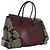 Borsa Tote Louis Vuitton Red Veau Cachemire Patchwork W GM Rosso Bordò - vista 10