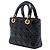 Autre Marque Dior Black Small Crinkled Patent Cannage My ABCDior Lady Dior Nero - vista 2