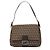Fendi Brown Zucchino Canvas Mamma Forever Marrom Castanho escuro