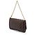Louis Vuitton Brown Damier Ebene Favorite MM Castaño - vista 2