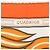 Lenço de seda Hermès Orange Quadrige 70 Laranja - vista 4