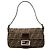 Fendi Baguette Tasche aus braunem Zucca Canvas