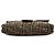 Fendi Baguette Tasche aus braunem Zucca Canvas - Ansicht 3