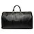 Louis Vuitton Black Epi Keepall 50 Negro