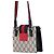 Borsa a tracolla Gucci Kids GG Supreme Heart Web Beige - vista 2