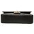 Chanel Black Medium Classic Lambskin Double Flap Negro - vista 3