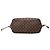 Louis Vuitton Brown Damier Ebene Neverfull MM Marrom - vista 3