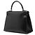 Hermès Black Box Calf Kelly Sellier 28 Negro - vista 2