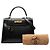Hermès Black Box Calf Kelly Sellier 28 Negro - vista 9