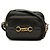 Bolsa Camera Burberry em couro de bezerro preto com corrente