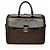 Louis Vuitton Brown Monogram Macassar Soft Briefcase Marrone