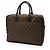 Louis Vuitton Brown Monogram Macassar Soft Briefcase Marrone - vista 2