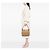 Borsa a tracolla Gucci in tela beige con banda Web - vista 5