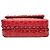 Gucci Mini GG Marmont in vimini laccato rosso, borsa a tracolla con patta - vista 3