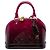 Louis Vuitton Red Monogram Vernis Ombre Alma BB Rosso Bordò