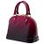 Louis Vuitton Red Monogram Vernis Ombre Alma BB Rosso Bordò - vista 2