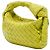 Bottega Veneta Mini Jodie in Nappa Intrecciato Verde Verde oliva - vista 2