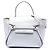 Belt Bag Céline Bolso cinturón Celine Silver Nano en piel de becerro laminada Plata
