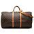 Louis Vuitton Brown Monogram Keepall Bandouliere 60 Marrone