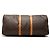 Louis Vuitton Brown Monogram Keepall Bandouliere 60 Marrone - vista 3