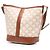 Céline Celine Small Triomphe Bucket Bag aus beschichtetem Canvas Beige - Ansicht 2